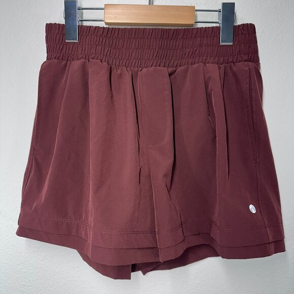 Apana Women’s Small Athletic Running Yoga Shorts Mid Rise Elastic Waist EUC - Picture 1 of 4